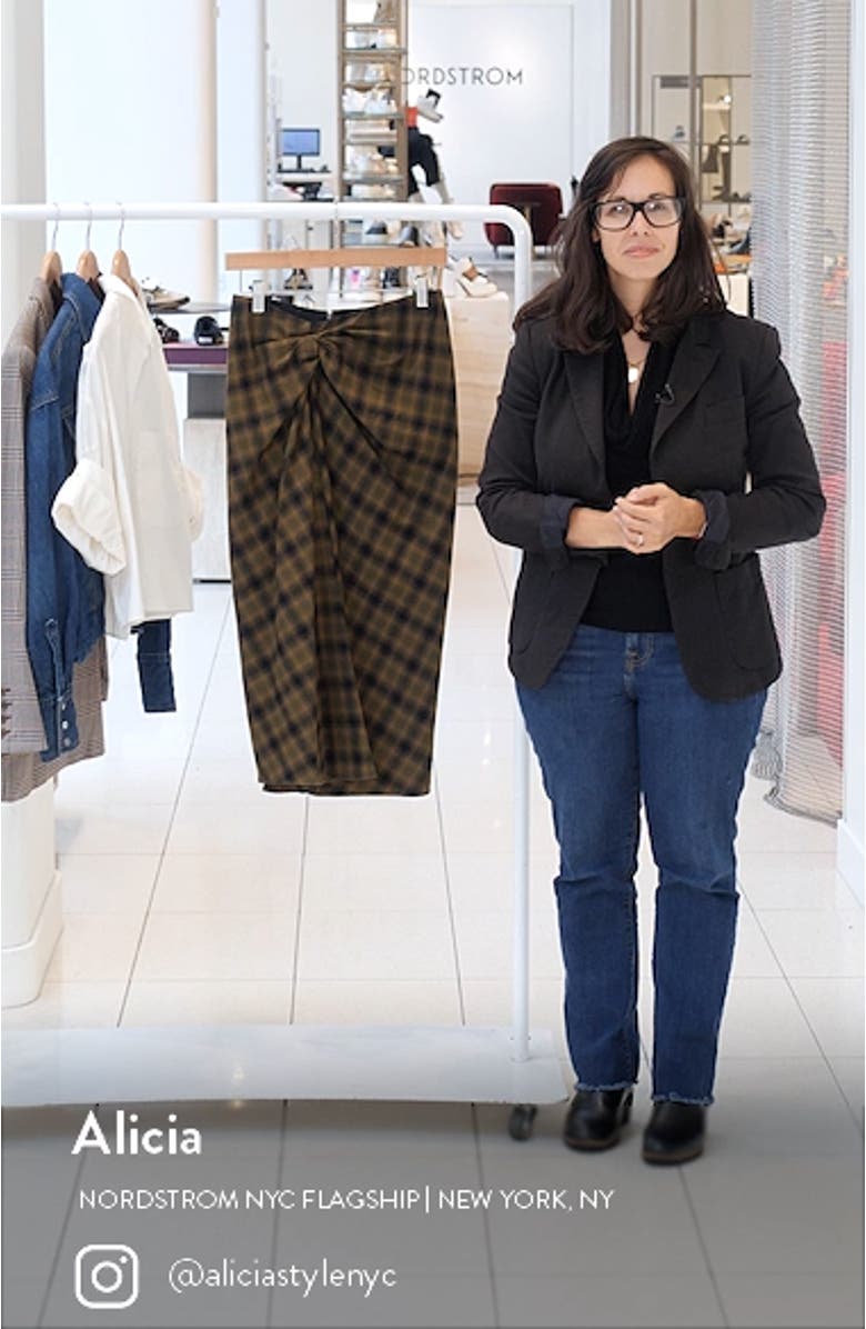 Tijuana Plaid Cotton Skirt, sales video thumbnail