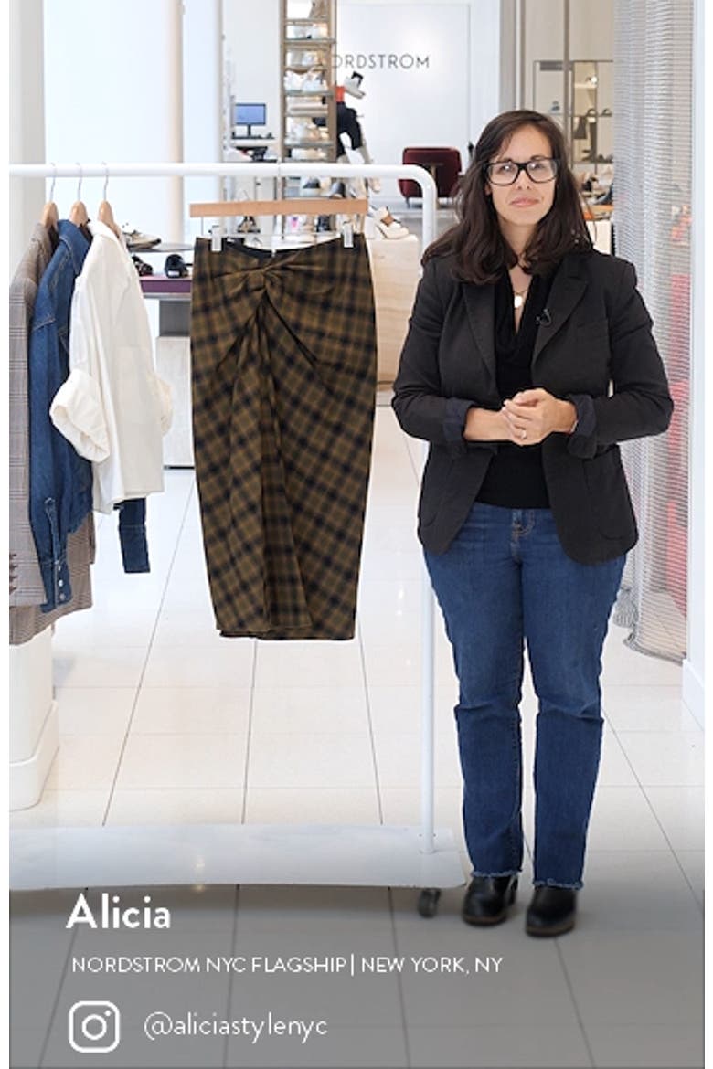 Tijuana Plaid Cotton Skirt video