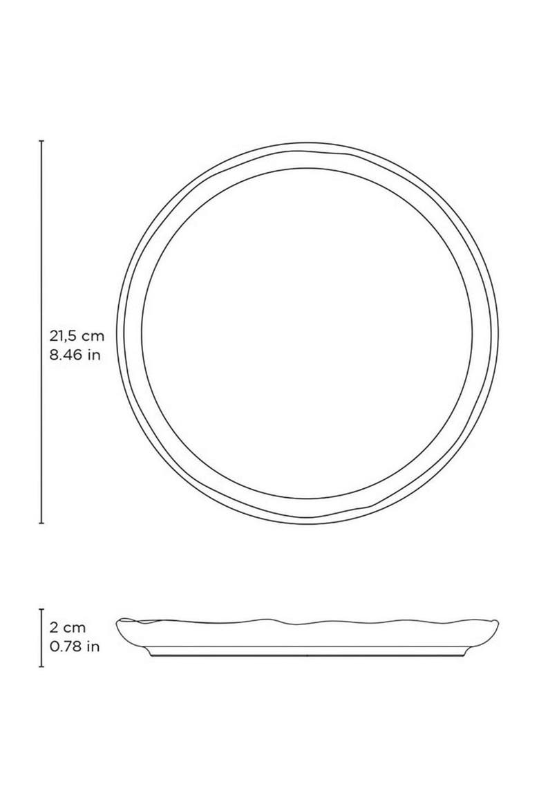 Dessert Plate Set of 4, Alternate, color, Latte