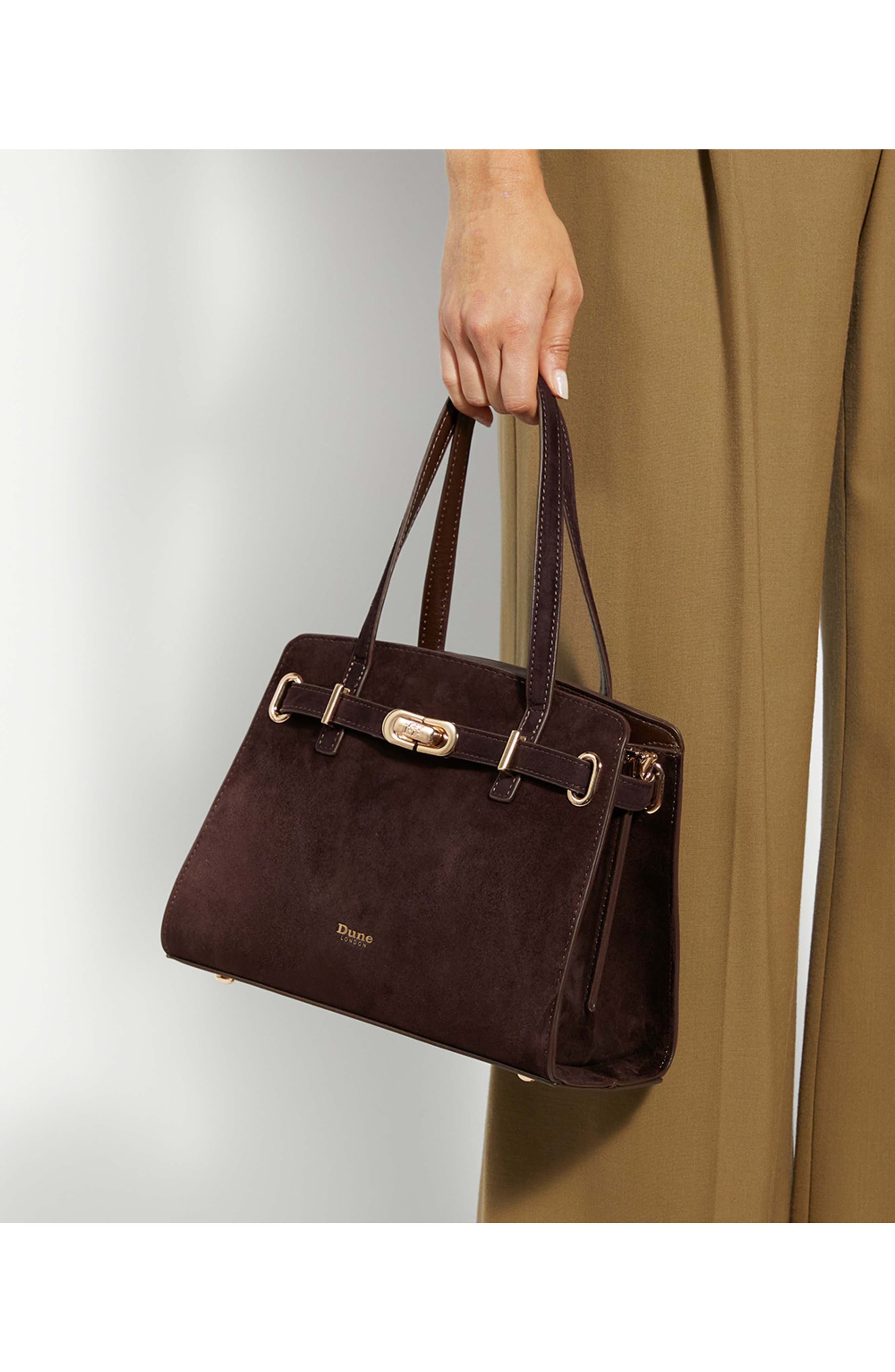 Dune London Dinidefine Tote, Alternate, color, Brown