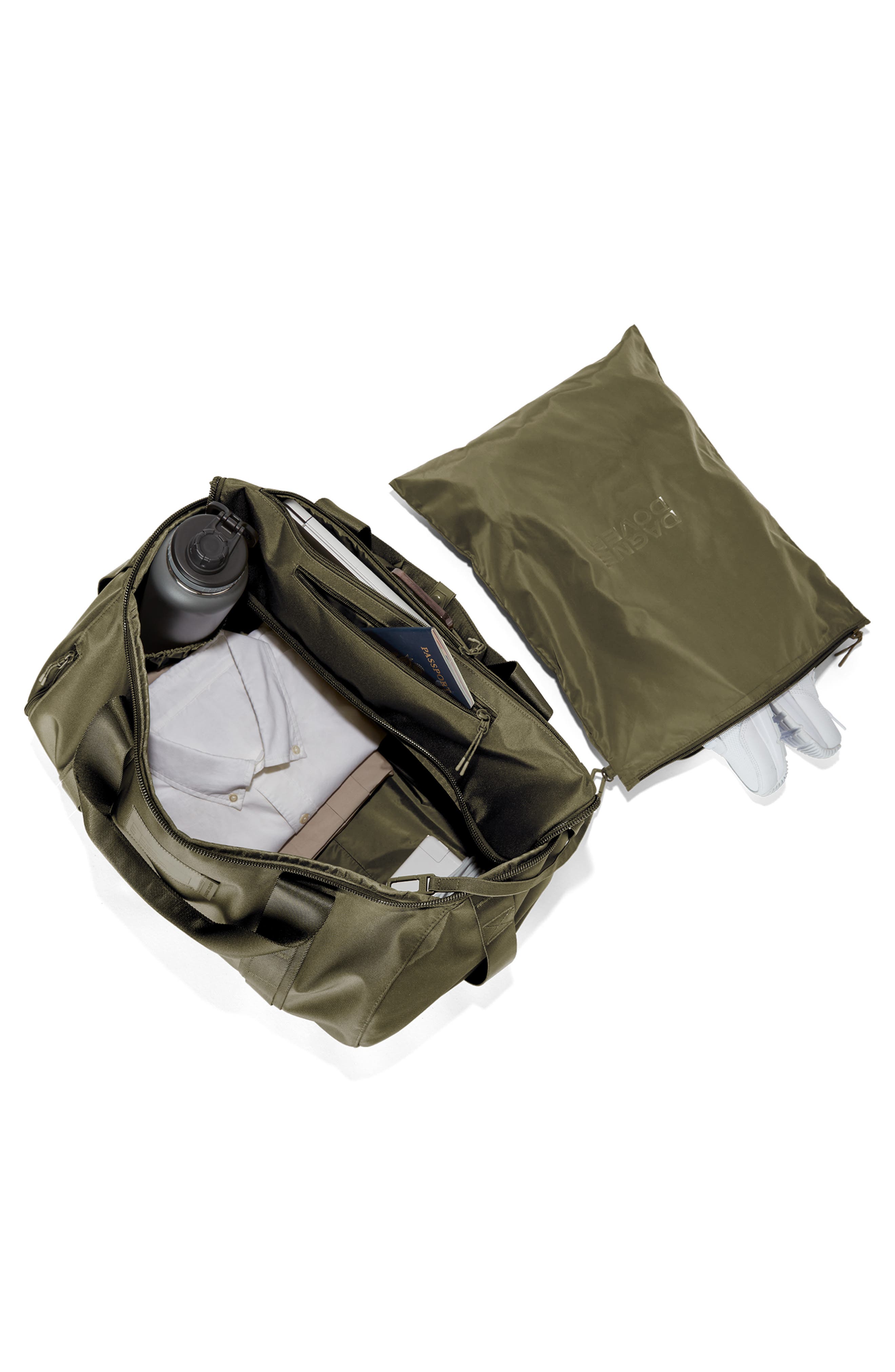Dagne Dover Large Denver Convertible Duffle Bag, Alternate, color, Dark Moss