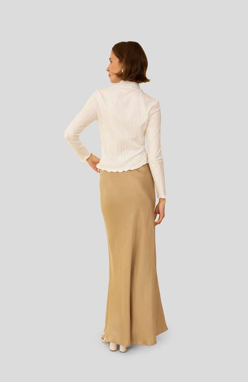 Whimsy + Row Marni Skirt In Gold