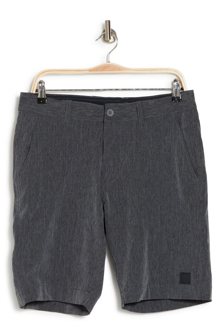 Micro Graph Patterned Golf Shorts, Alternate, color, GREY