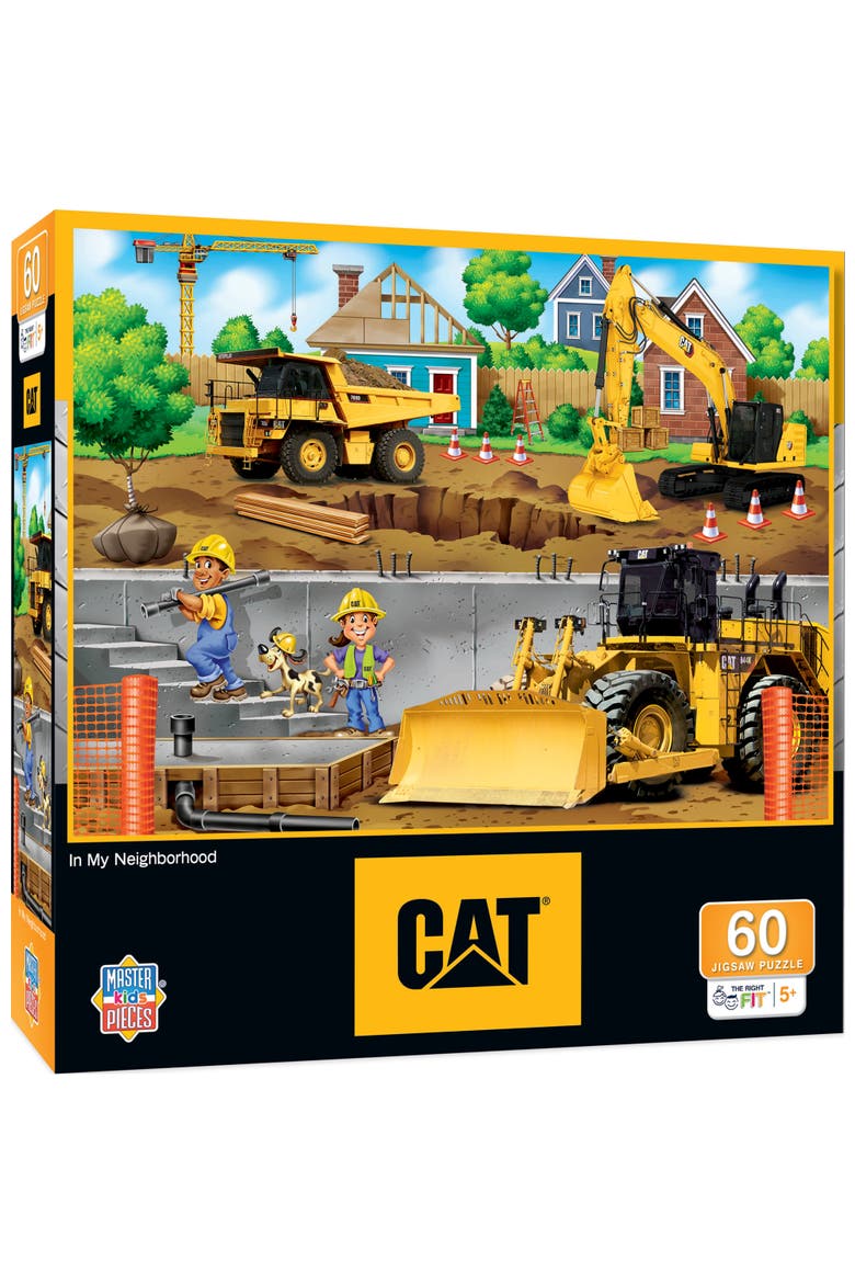 CAT In My Neighborhood 60 Piece Puzzle, Main, color, Multicolor