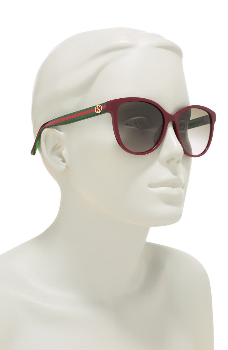 Gucci 55mm Round Sunglasses, Alternate, color,