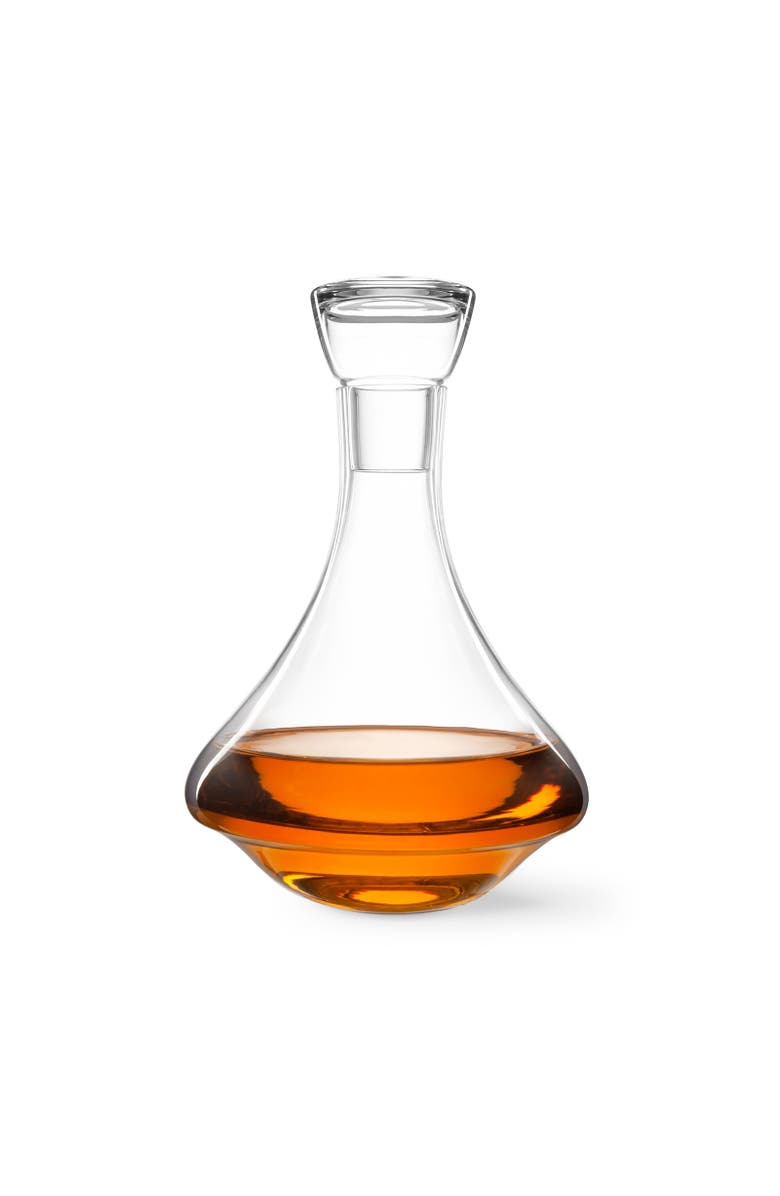 FINAL TOUCH Revolve - Revolving Spirits Decanter with Stopper, Main, color, Clear