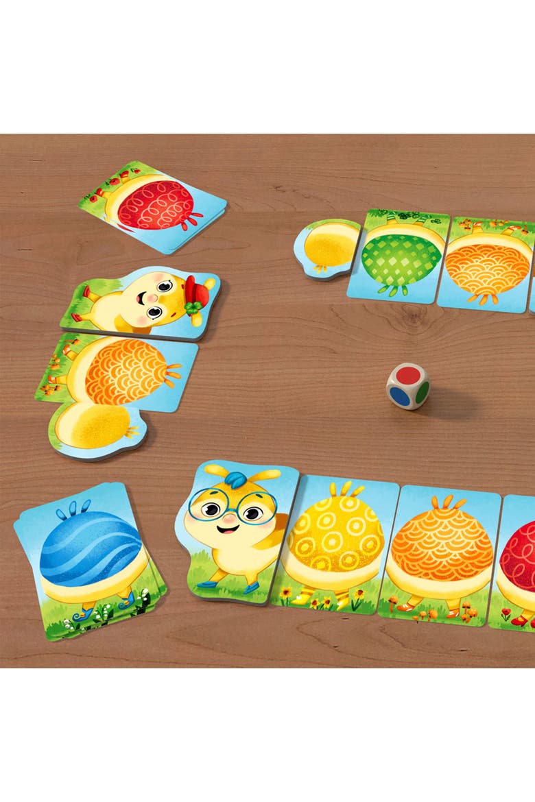 Little Rainbow Caterpillar Mini Game of Colors and Patterns Ages 3+, Alternate, color, Yellow Multi