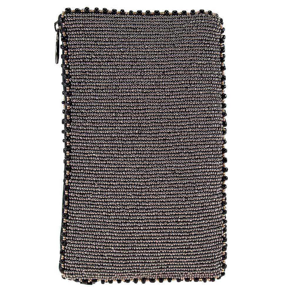 Mary Frances Accessories Bee Awesome Crossbody Phone Bag, Alternate, color, Silver