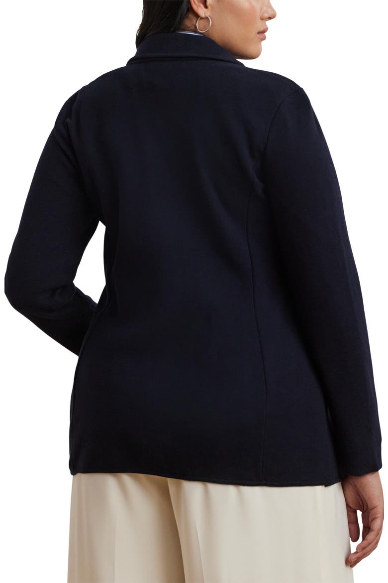 Combed Cotton Blazer, Alternate, color, LAUREN NAVY