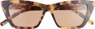 Saint Laurent 53mm Cat Eye Sunglasses