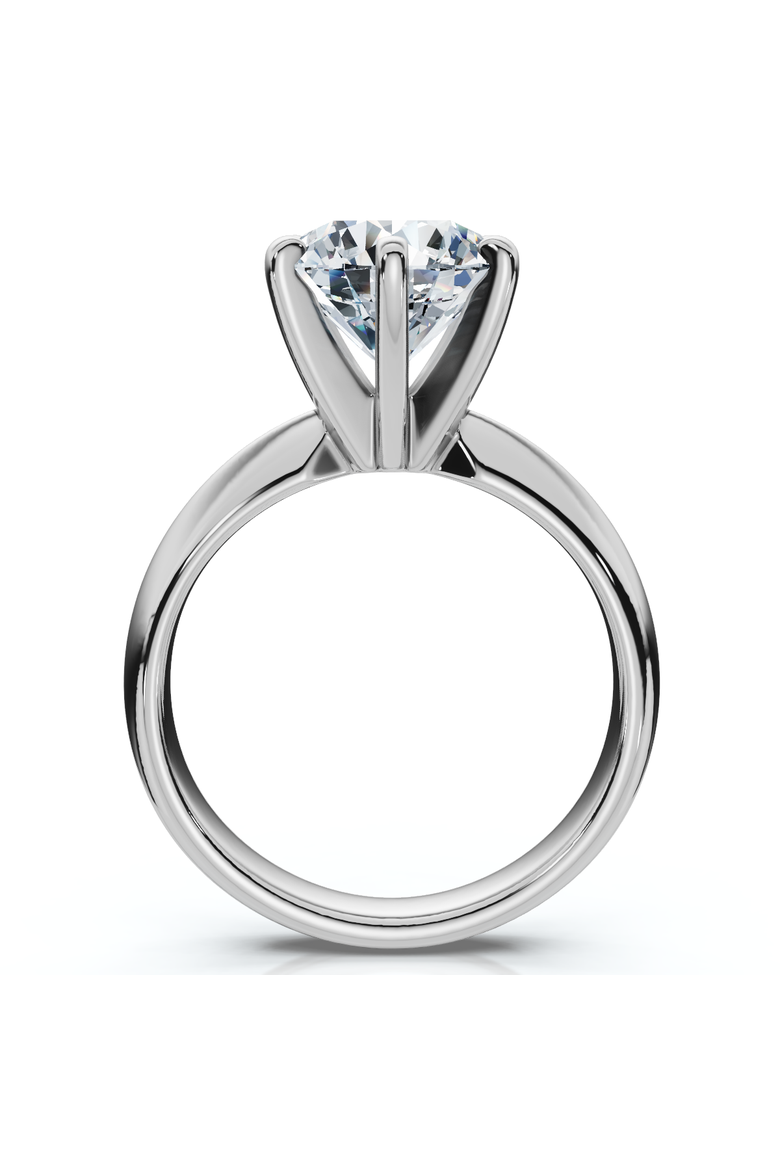 2 1/2 Carat Certified Diamond Solitaire Engagement Ring 14k Gold Lab Grown, Alternate, color, 14k Yellow Gold