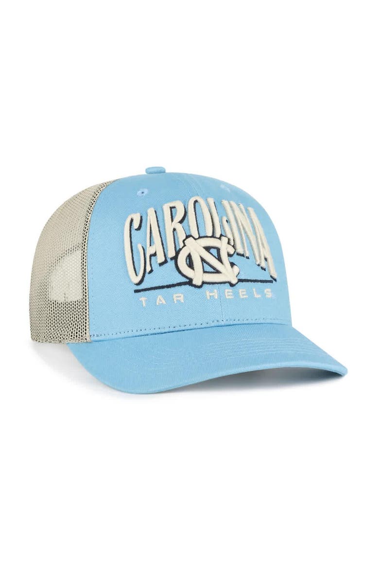 Men's '47 Carolina Blue North Carolina Tar Heels Arid Adjustable Trucker Hat, Alternate, color, Light Blue