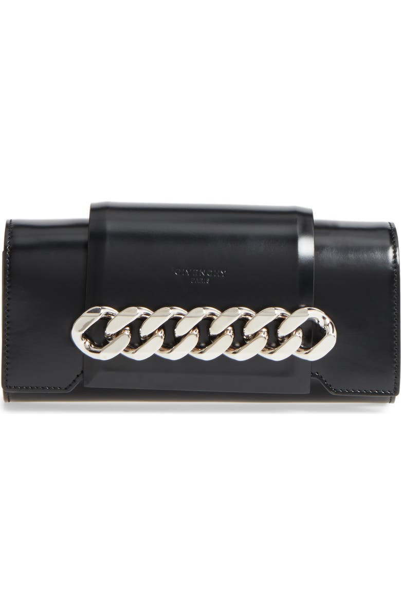 Givenchy Mini Infinity Calfskin Leather Shoulder/Crossbody Bag, Main, color,