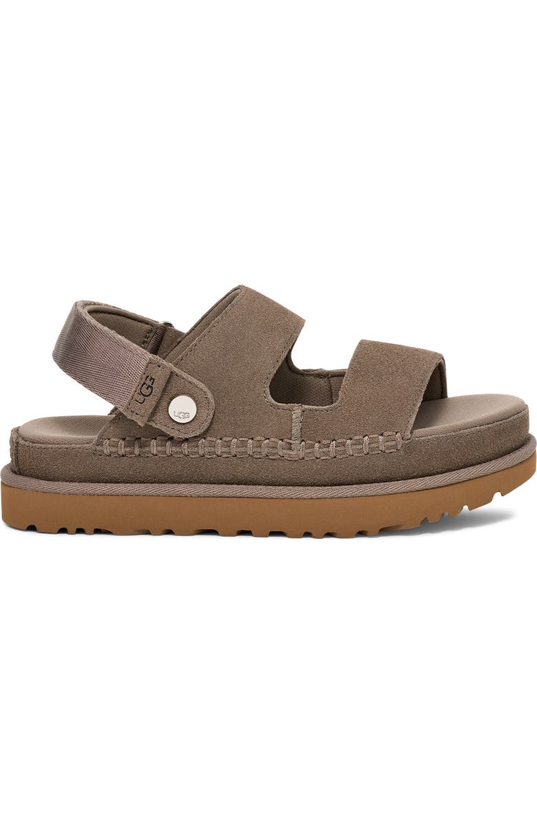 UGG<sup>®</sup> Goldenstar Glide Platform Sandal, Alternate, color, Smoke Plume