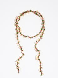Bimba y Lola Beads And Mother-Of-Pearl Seashell Necklace