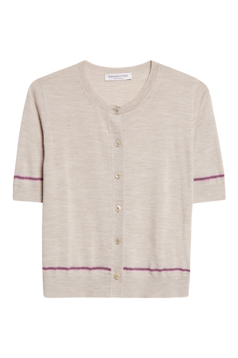 Brae Sleeveless Merino Wool & Cashmere Sweater, Alternate, color, NATURAL COLOURWAY