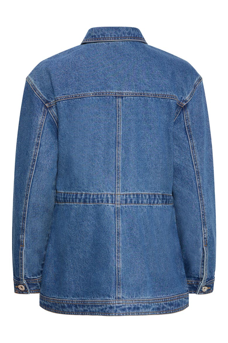 Ihmianna Denim Jacket, Alternate, color, WASHED MED. BLUE