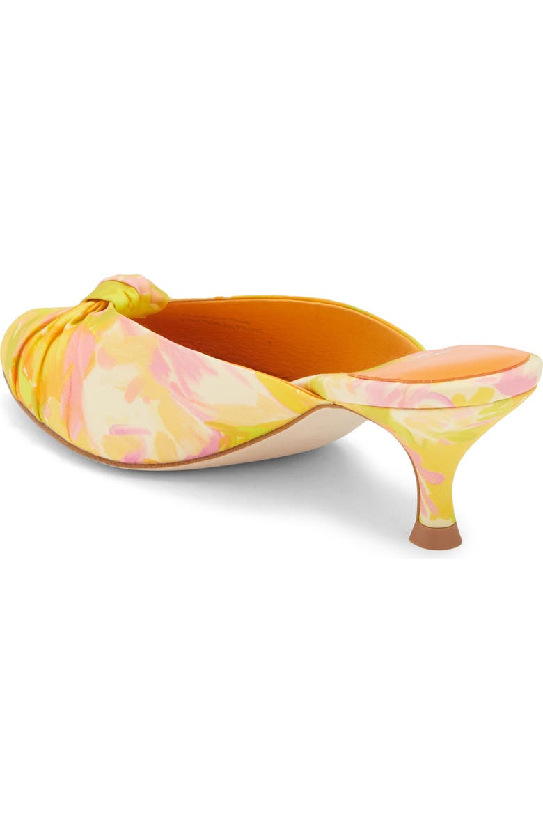 Jeffrey Campbell Twista Kitten Heel Sandal, Alternate, color, Orange Multi Floral