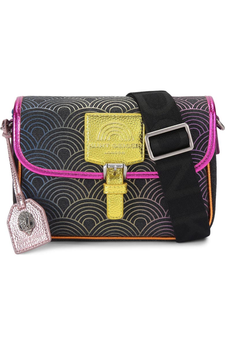 Kurt Geiger London Small Southbank Satchel, Main, color, Charcoal