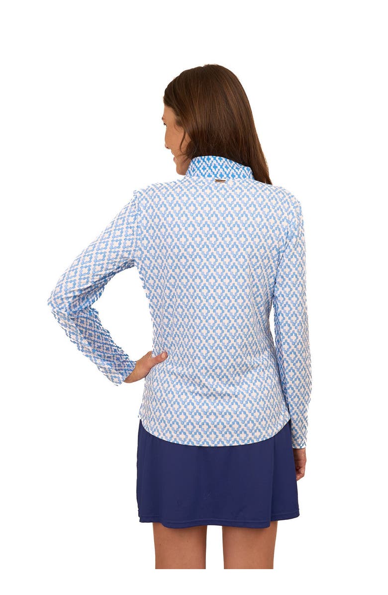 Cabana Life 1/4 Zip Sport Top, Alternate, color, Seaside