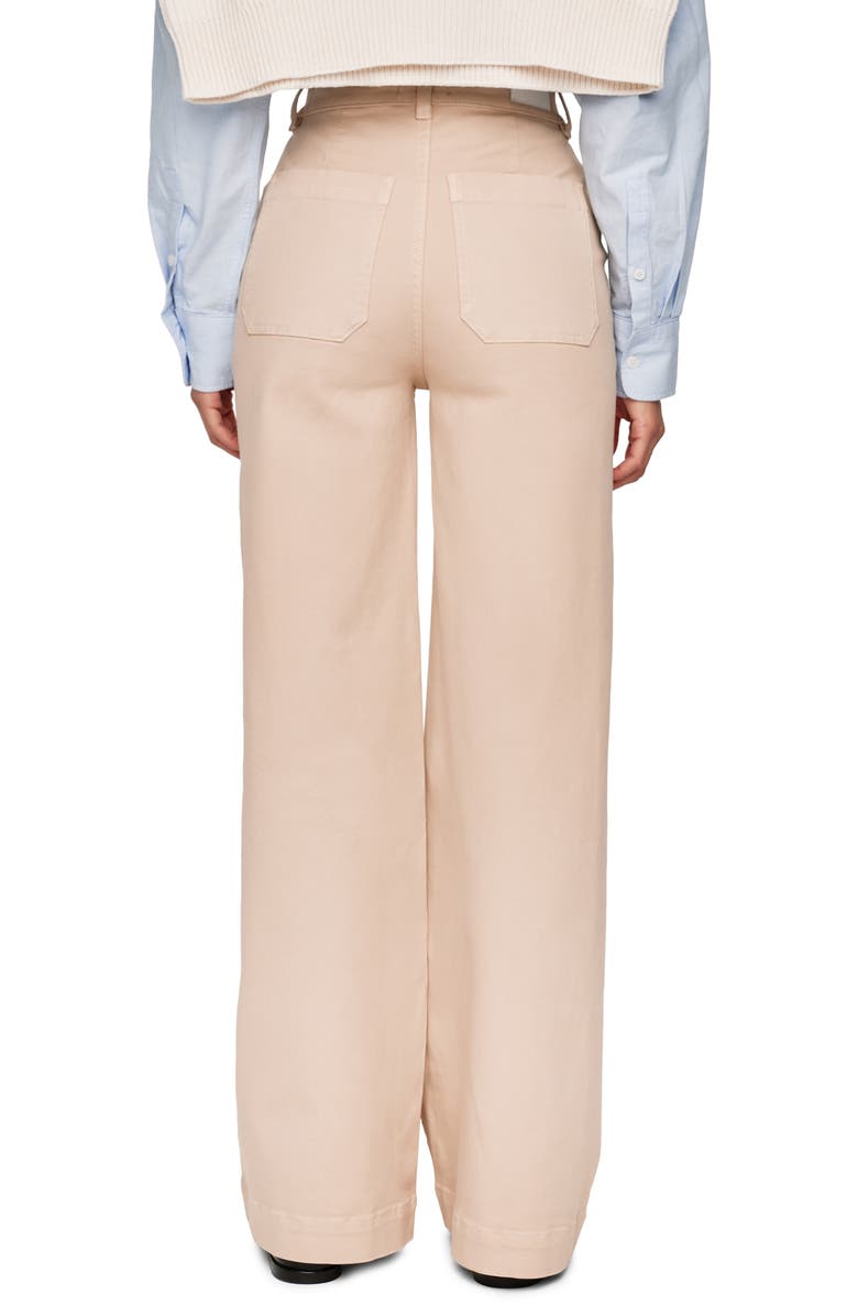 DL1961 Hepburn High Waist Wide Leg Jeans, Alternate, color, Chardonnay Twill
