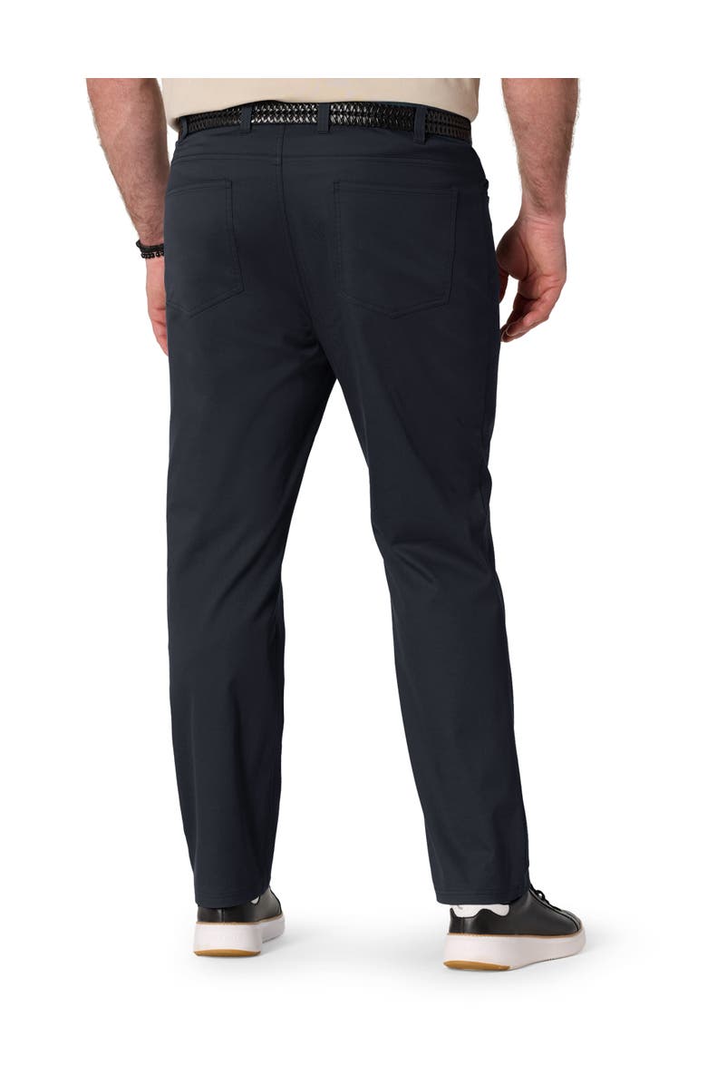 Oak Hill by DXL Big & Tall Straight-Fit 5-Pocket Tech Pants, Alternate, color, Anthracite