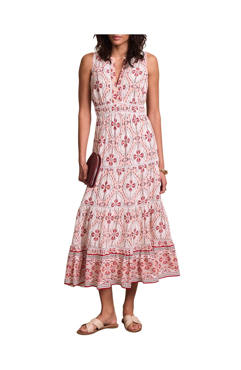 MINT VELVET Geo Print Maxi Dress, Main, color, Light Pink