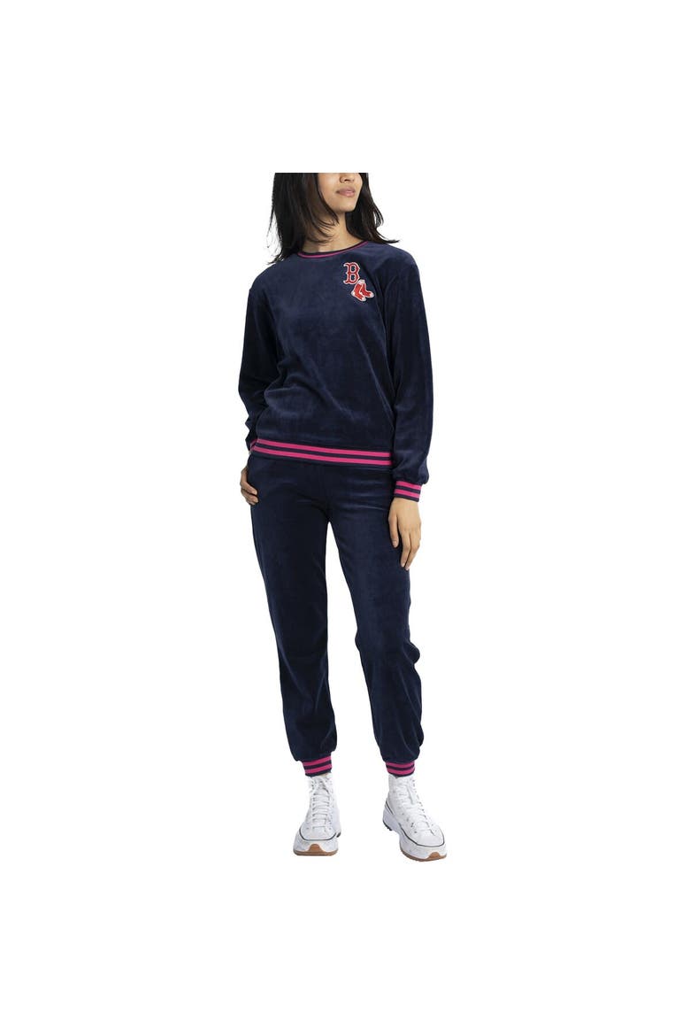Womens Lusso  Navy Boston Red Sox Neely Naveen Set, Alternate, color, Navy