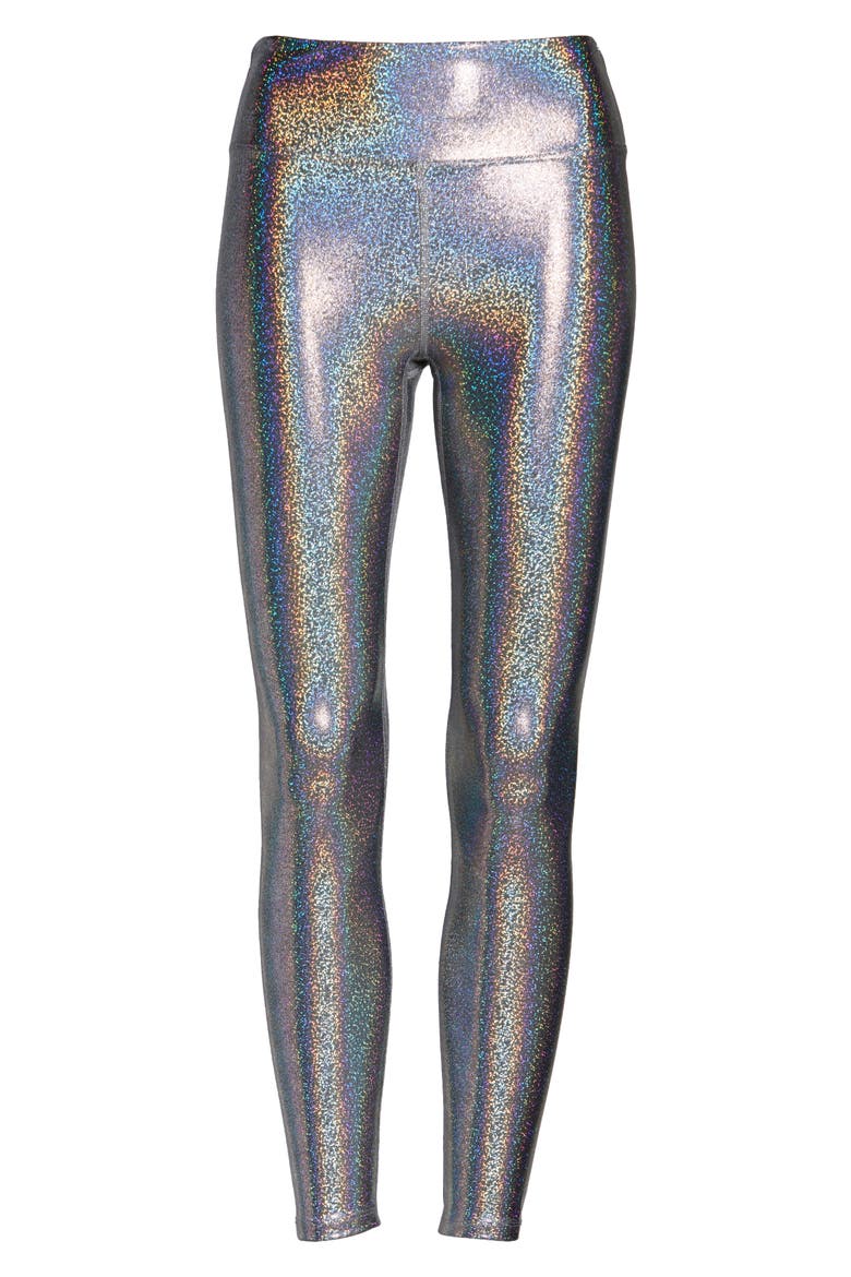 Marvel Metallic High Waist Leggings, Alternate, color, MATRIX