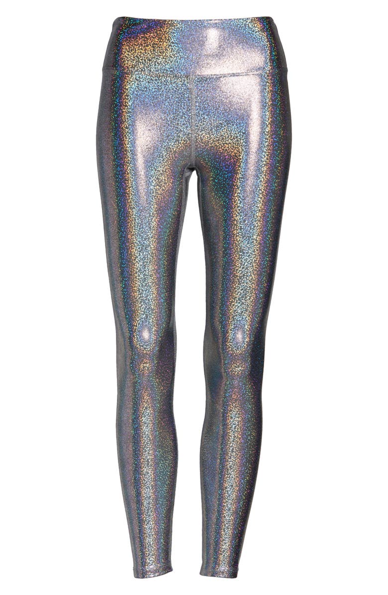 Heroine Sport Marvel Metallic High Waist Leggings, Alternate, color, Matrix
