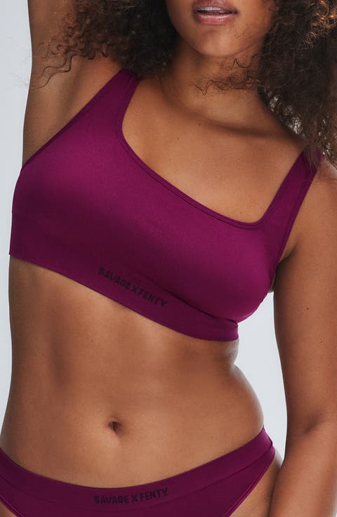Seamless Scoop Neck Bralette (Regular & Plus)