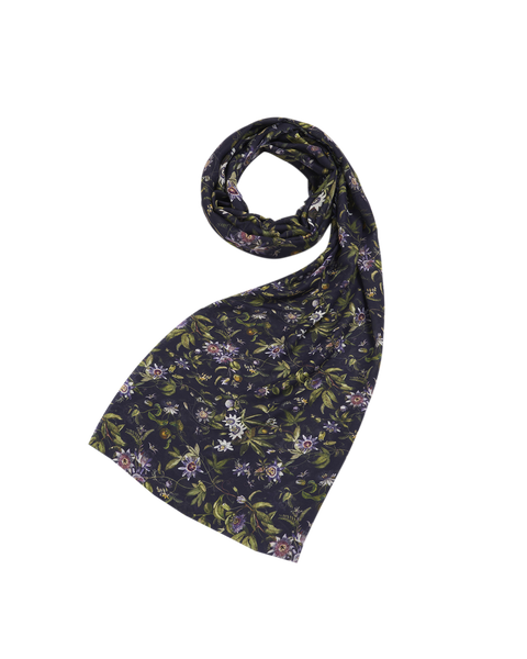 Passion Flower Lightweight Long Scarf