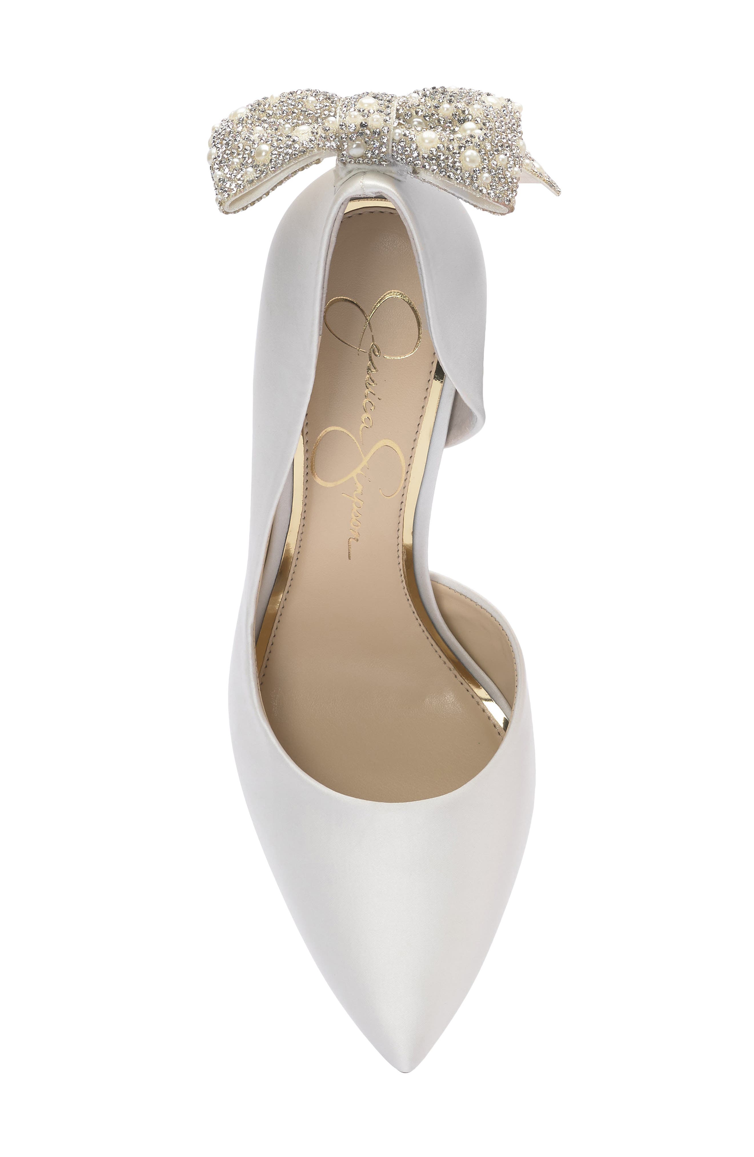 Jessica Simpson Prizma Half d'Orsay Pointed Toe Pump, Alternate, color, 