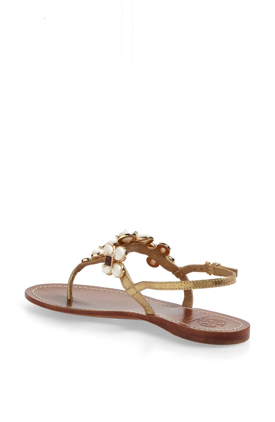 'Jameson' Thong Sandal, Alternate, color, GOLD