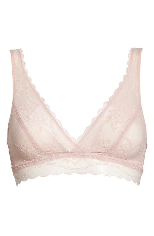B.tempt'd By Wacoal No Strings Attached Plunge Bralette In Blush Pink