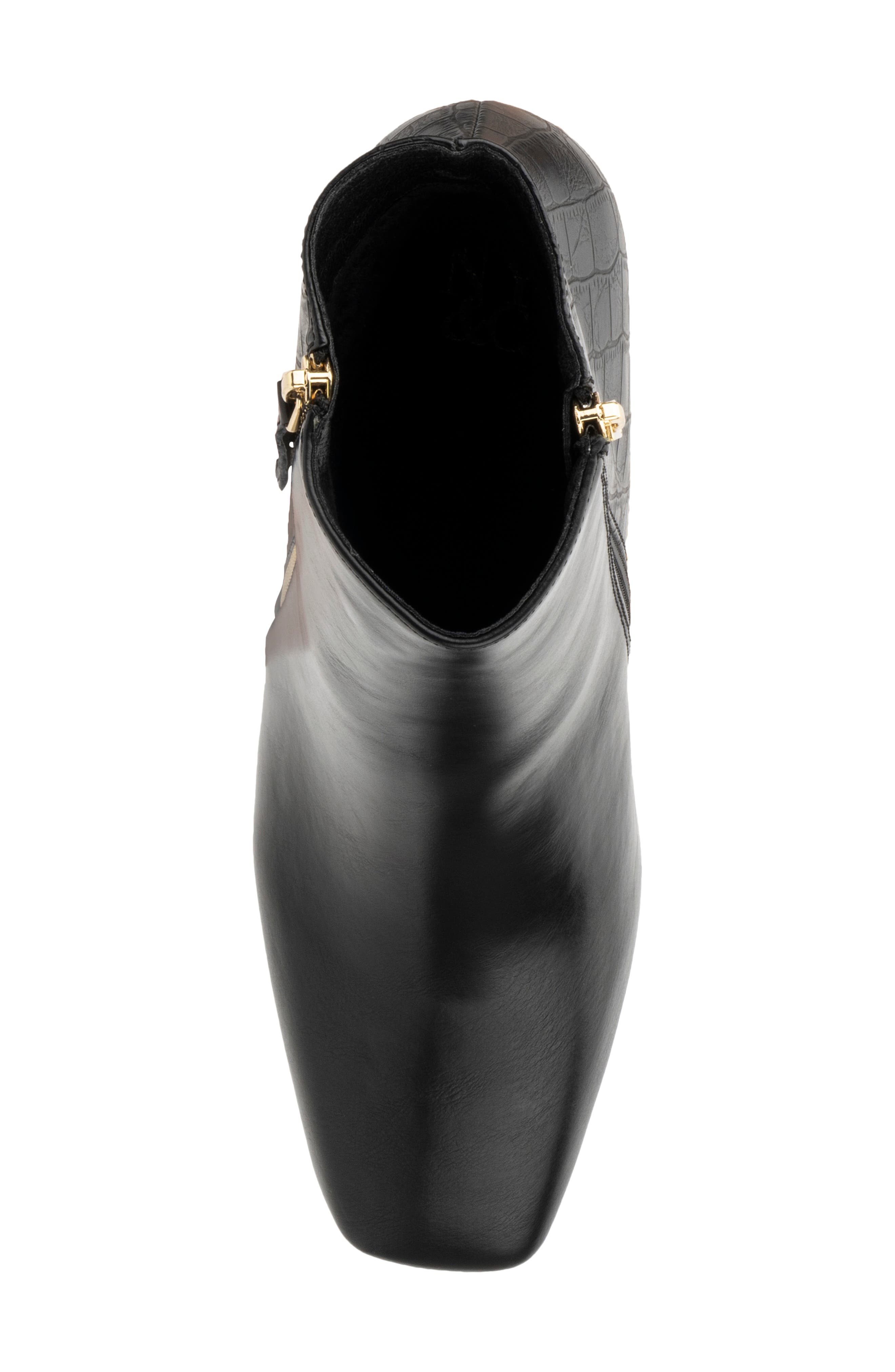 NEW YORK AND COMPANY Una Pointed Toe Bootie, Alternate, color, Black