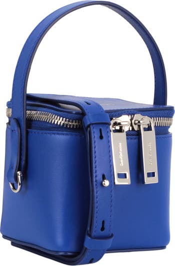 Cube Leather Bucket Bag