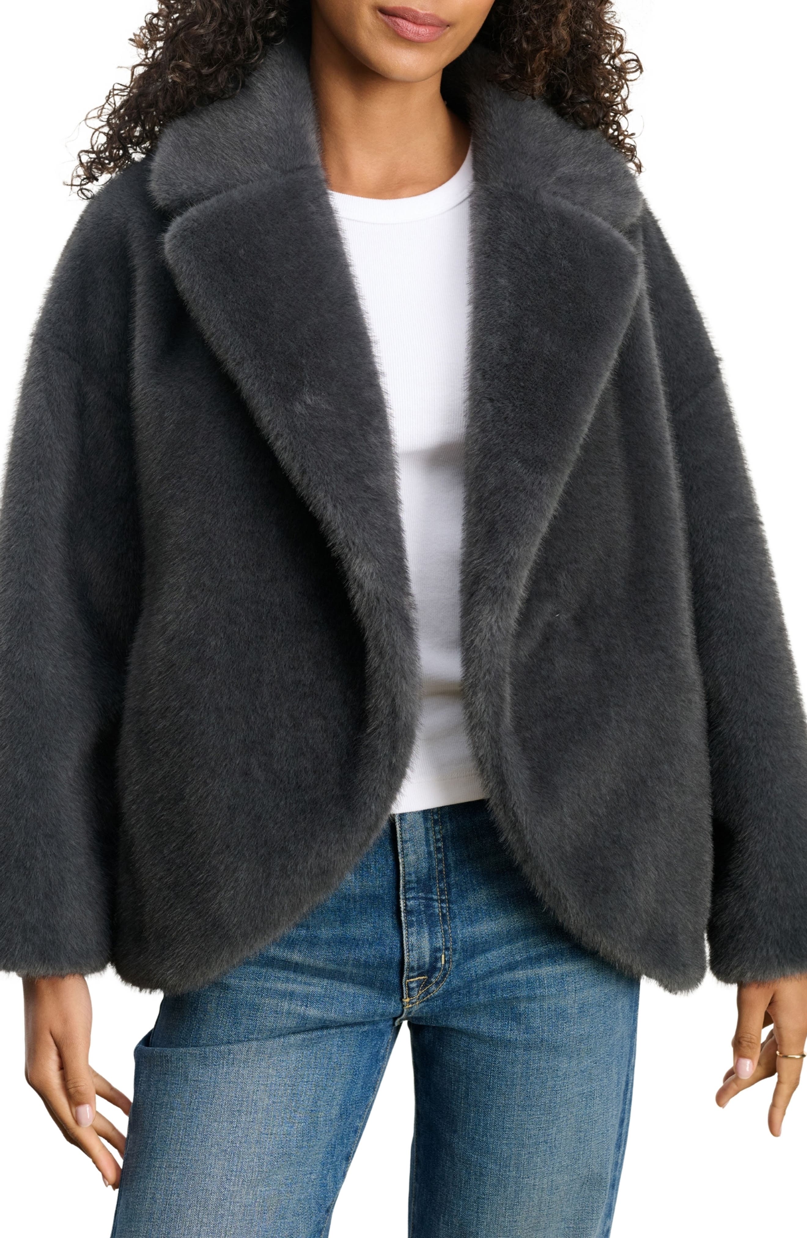 Carolyn Faux Fur Jacket