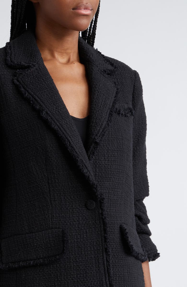 Cinq à Sept Khloe Bouclé Blazer, Alternate, color, Black