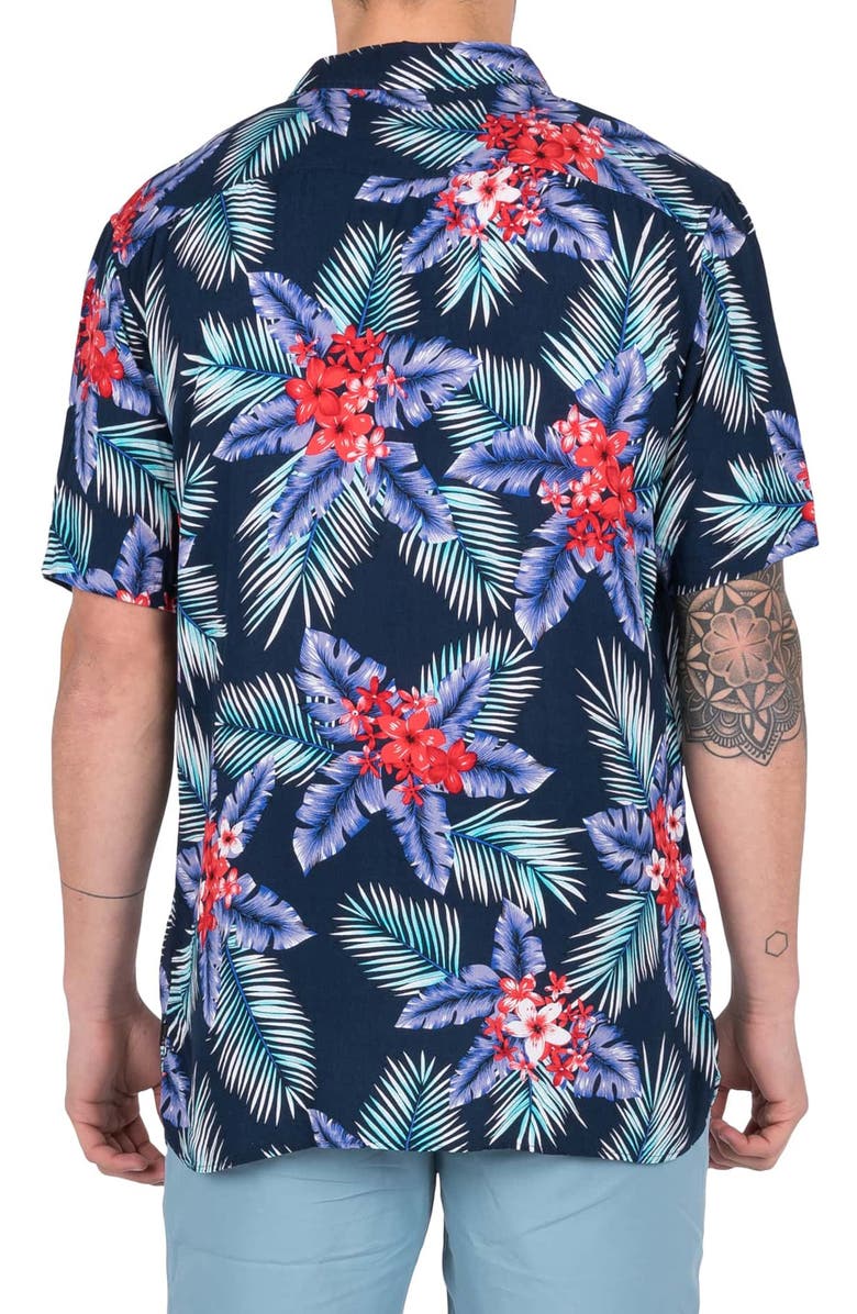 Barney Cools Floral Camp Shirt, Alternate, color, 
