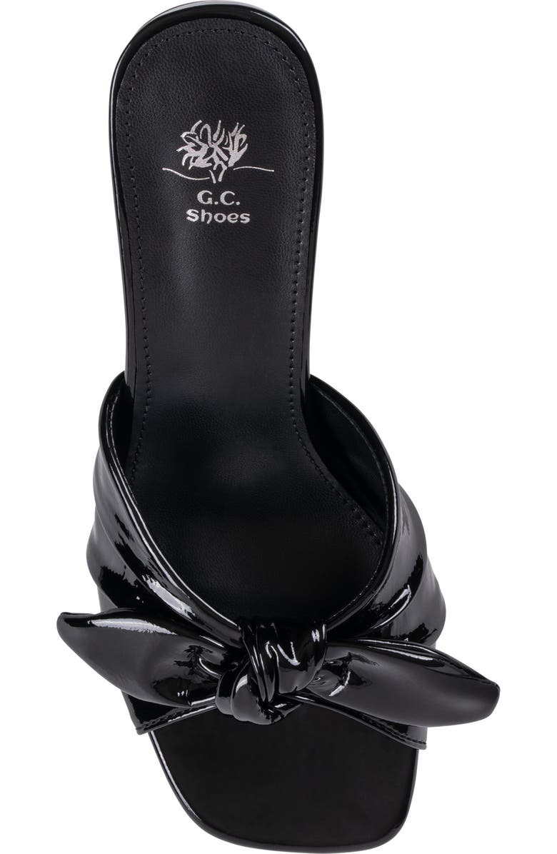 GOOD CHOICE NEW YORK Flux Bow Slide Sandal, Alternate, color, Black