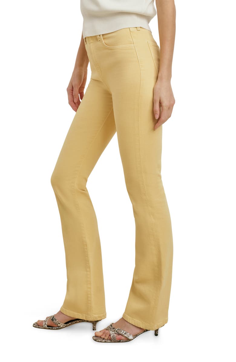 Favorite Daughter The Valentina Super High Waist Straight Leg Jeans, Alternate, color, Golden
