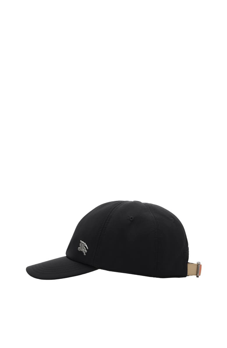 Burberry Nylon Baseball Cap, Alternate, color, Black