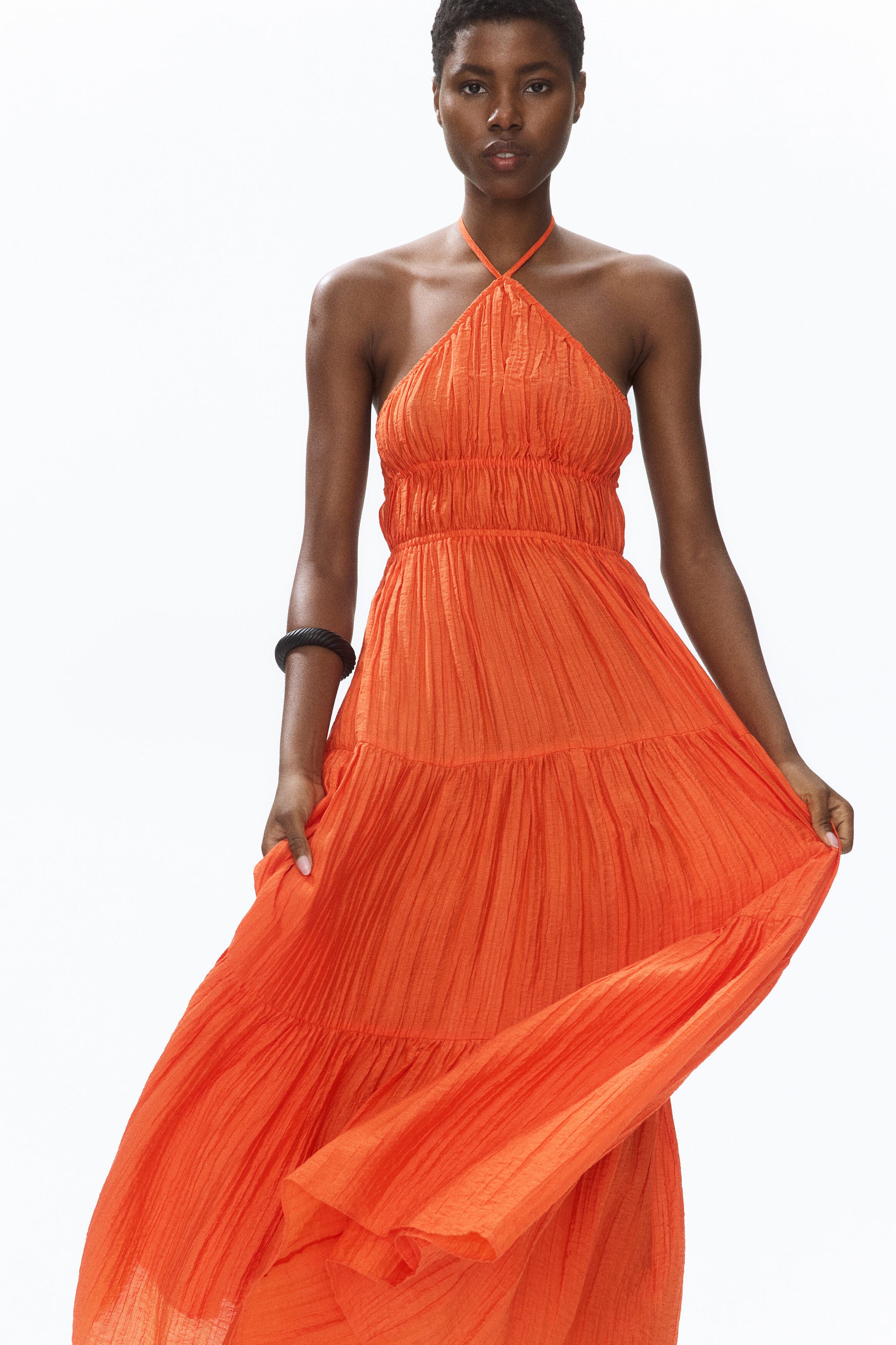 selected Bright orange