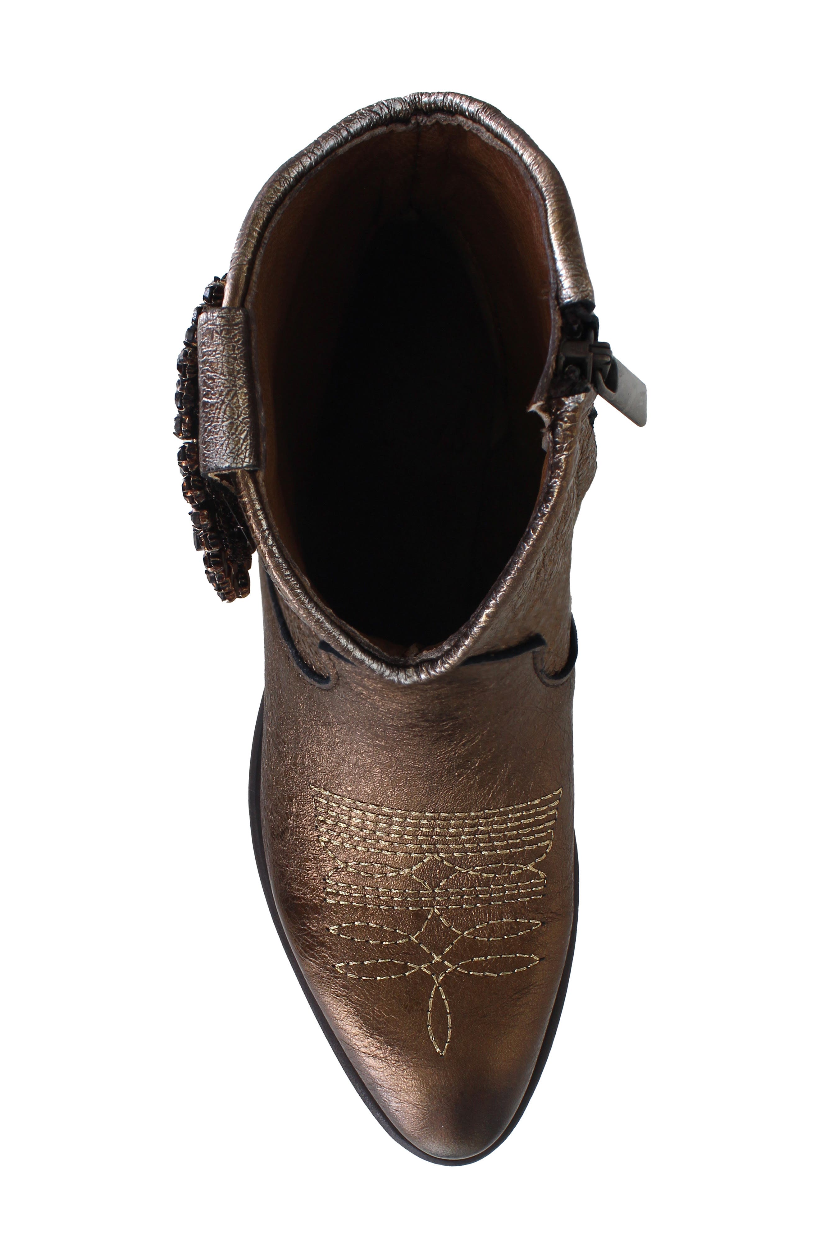 ZIGI Helisent Western Boot, Alternate, color, Bronze Leather