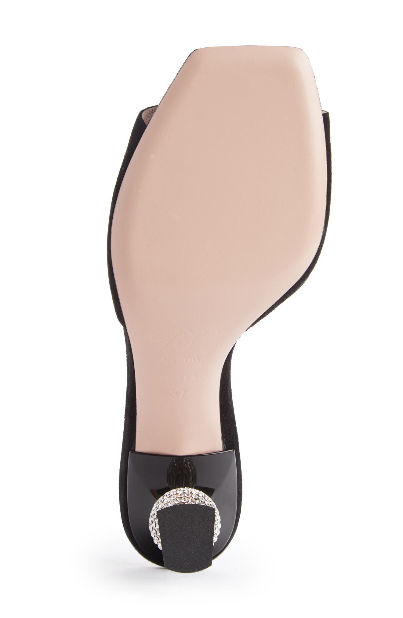 Roger Vivier Marlene Strass Slide Sandal, Alternate, color, 