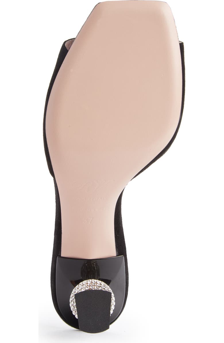 Roger Vivier Marlene Strass Slide Sandal, Alternate, color,