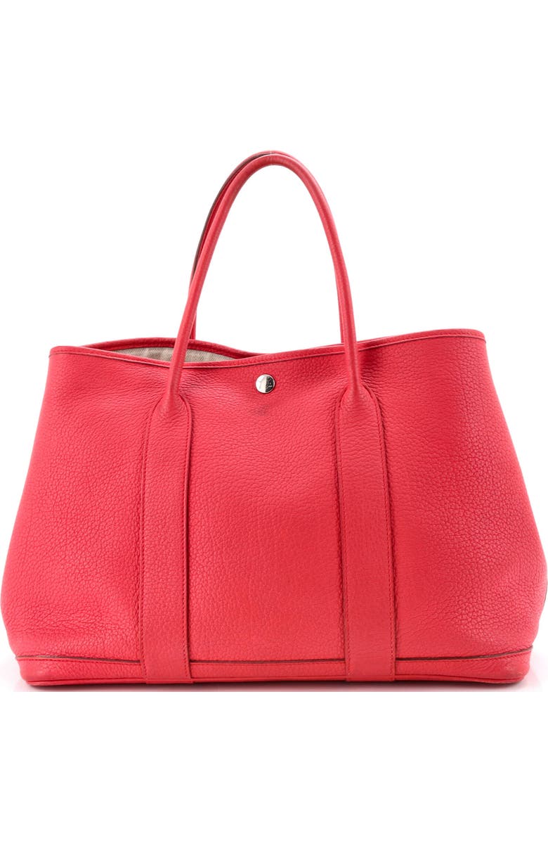 Pre-Owned Hermes Garden Party Tote Leather 36, Alternate, color, Bougainvillier