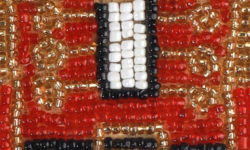 Tiramisu Set Of 4 Classic Nutcracker Beaded Coasters In Multi