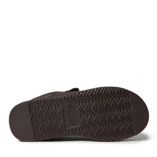 Dearfoams Fireside Grafton Genuine Shearling Clog Slipper In Brown